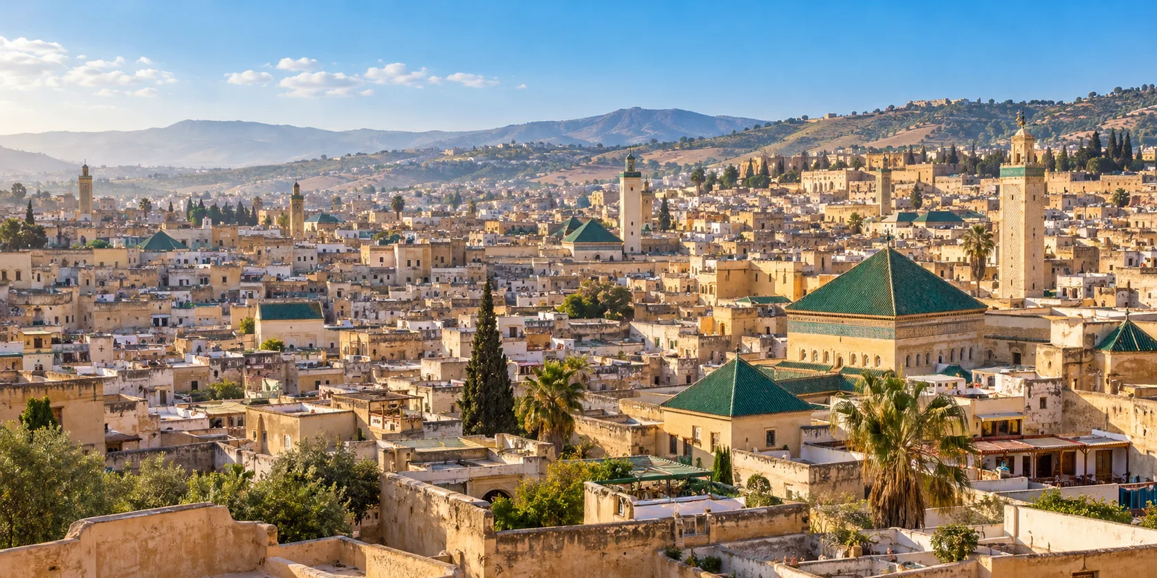 Vue illustrative de la médina de Fès